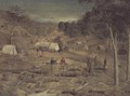 Mining camp at Bathurst, c.1851 - E. Tulloch
