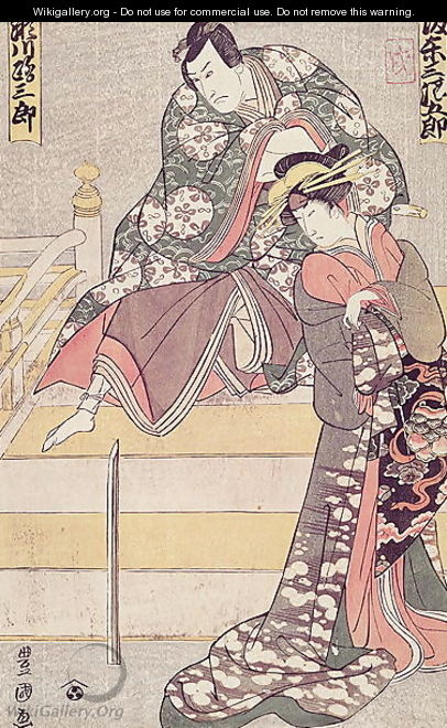 Bando Mitsugoro and Segawa Rosaburo, pub. c.1802 - Toyokuni