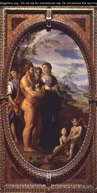 Hercules and Omphale, 1572 - Santi Di Tito