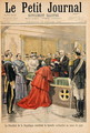 The apostolic nuncio receiving the Red Hat from the President of the French Republic, from Le Petit Journal, 19 July 1896 - Oswaldo Tofani