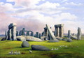 Sheep Grazing, Stonehenge, Wiltshire - Richard Tongue