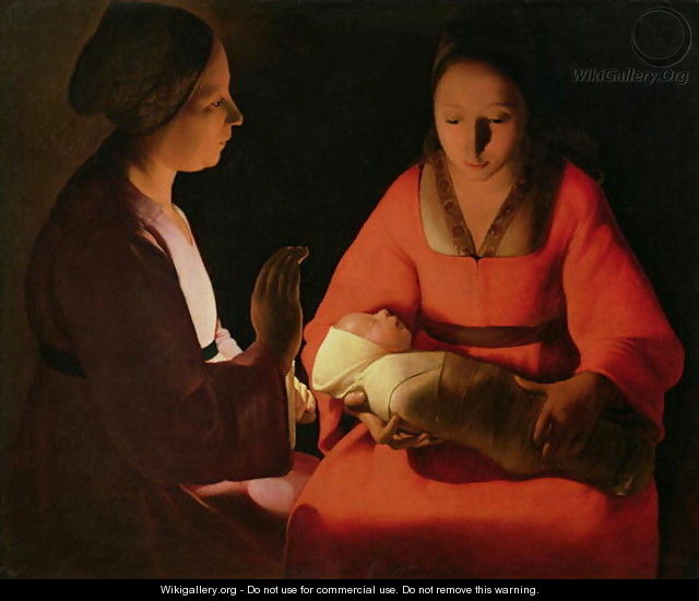 The New Born Child, late 1640s - Georges de La Tour