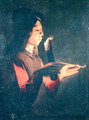 Young Man Lighting his Pipe - Georges de La Tour