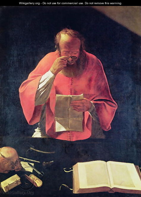 St.Jerome reading - Georges de La Tour