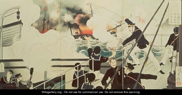 The Terrible War of General Sakamoto, 1894 - Toshiyoshi
