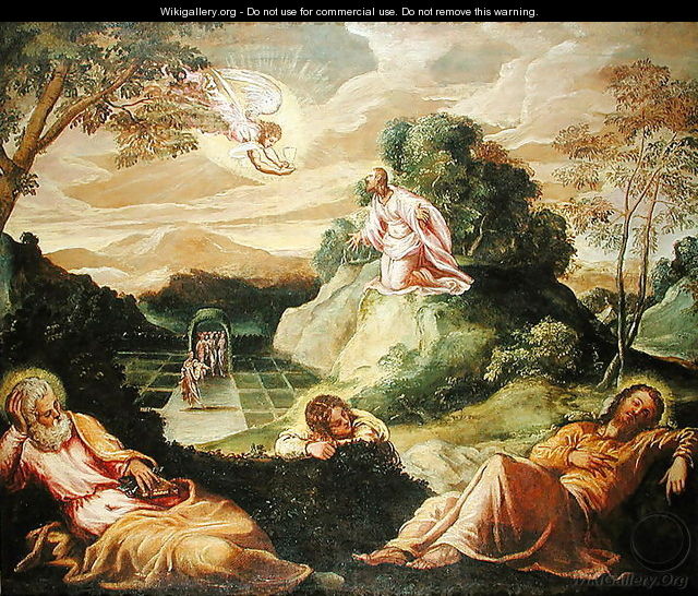 The Agony in the Garden - Jacopo Tintoretto (Robusti)