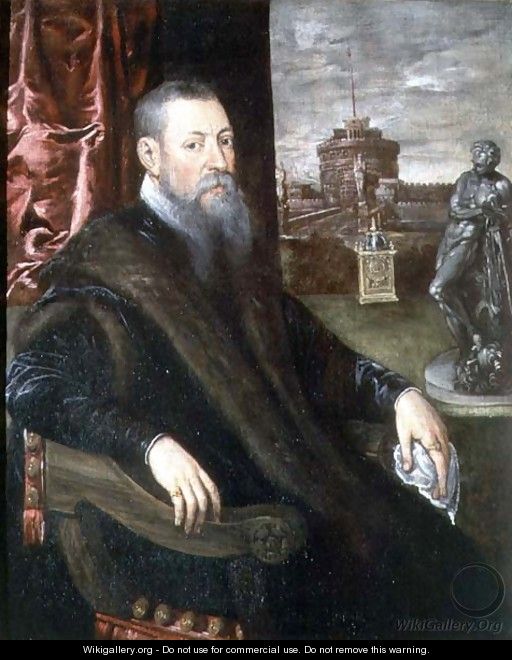 Portrait of an Art Collector - Jacopo Tintoretto (Robusti)