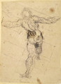 Study of a Male Nude from Behind, c.1577 - Jacopo Tintoretto (Robusti)