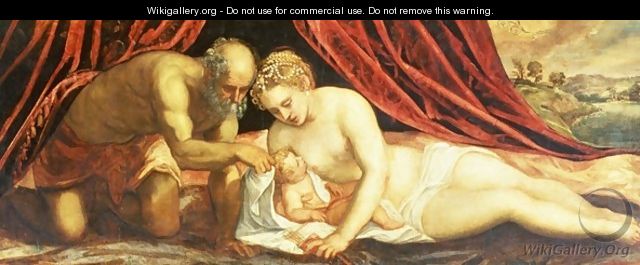 Venus, Vulcan and Cupid - Jacopo Tintoretto (Robusti)