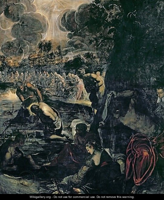 The Baptism of Christ 2 - Jacopo Tintoretto (Robusti)