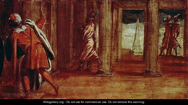 The Prostration of Bathsheba, c.1548 - Jacopo Tintoretto (Robusti)