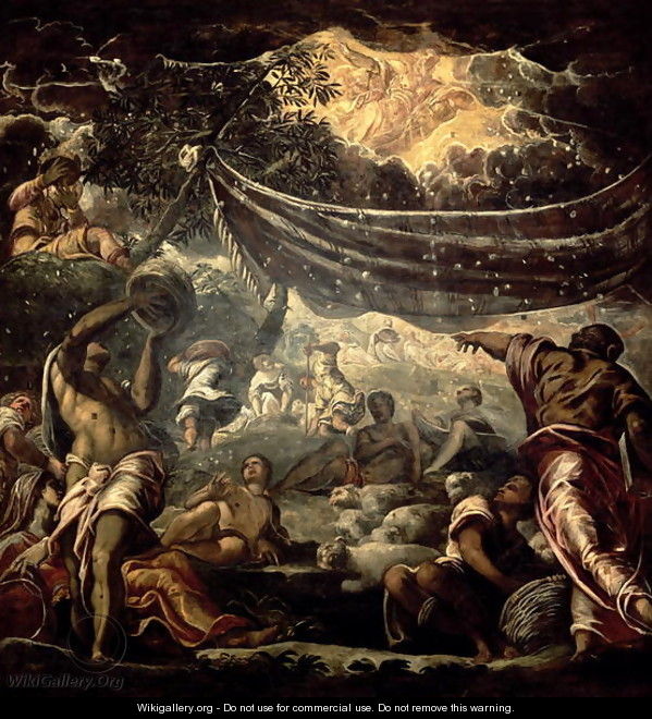 The Fall of Manna - Jacopo Tintoretto (Robusti)