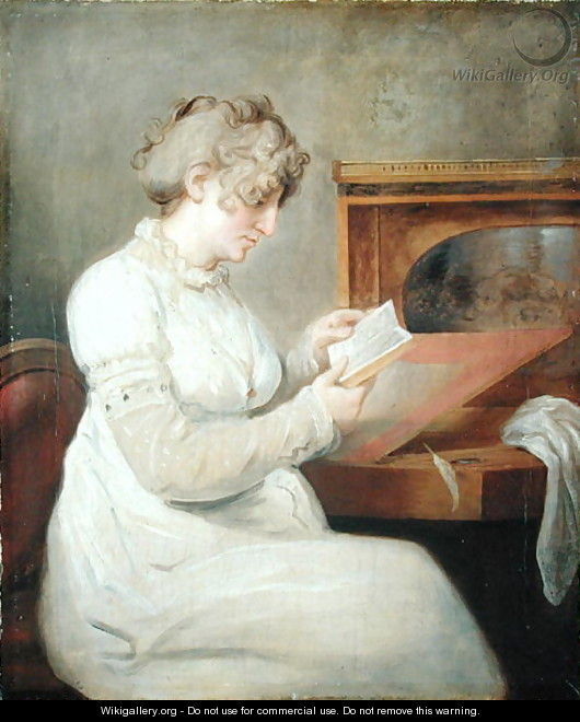Portrait of the Poet Engel Christine Westphalen 1758-1840 - Johann Heinrich Wilhelm Tischbein
