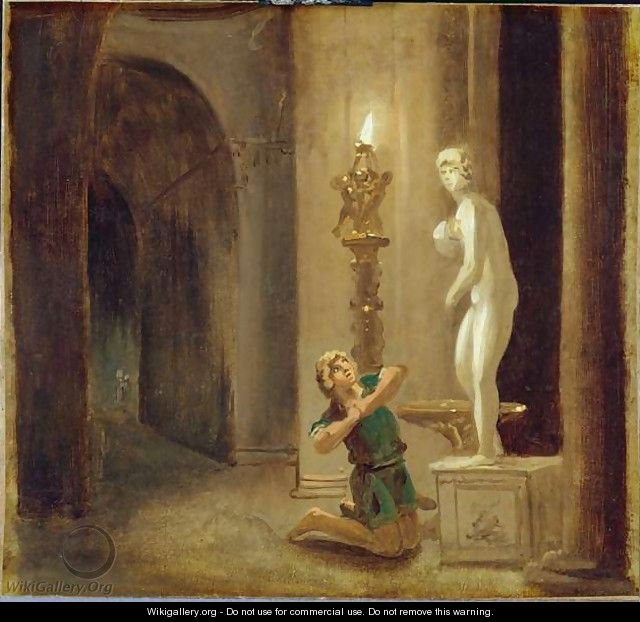 Pygmalion before the Statue of Venus, c.1800 - Johann Heinrich Wilhelm Tischbein