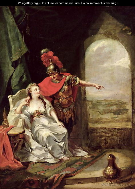 Anthony Telling Cleopatra of his Victory over the Cavalry of Octavian, c.1769 - Johann Heinrich The Elder Tischbein
