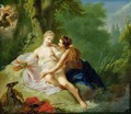 Jupiter Disguised as Diana Seducing Callisto, c.1756 - Johann Heinrich The Elder Tischbein