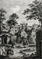 Frontispiece for Grotesque Architecture, or Rural Amusement, by William Wrighte, published 1768 - (after) Thornthwaite, A.