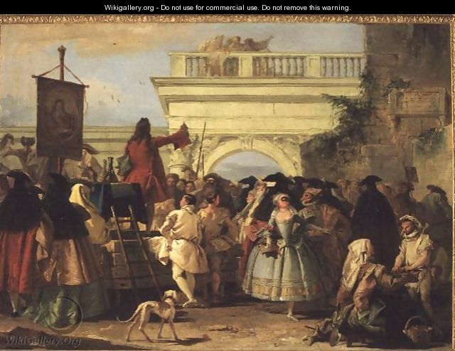 The Charlatan - Giovanni Domenico Tiepolo