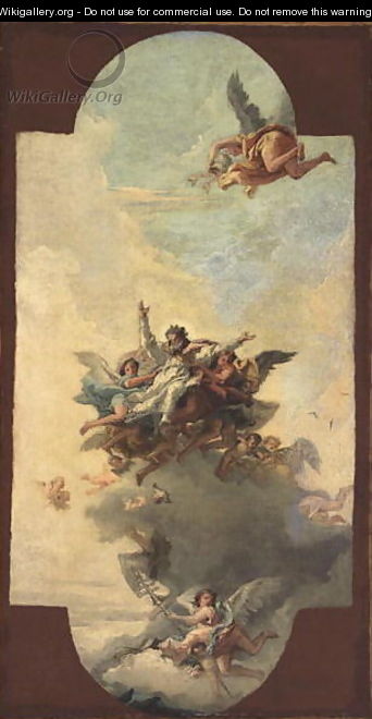 The Apotheosis of a Pope and Martyr, c.1780-85 - Giovanni Domenico Tiepolo