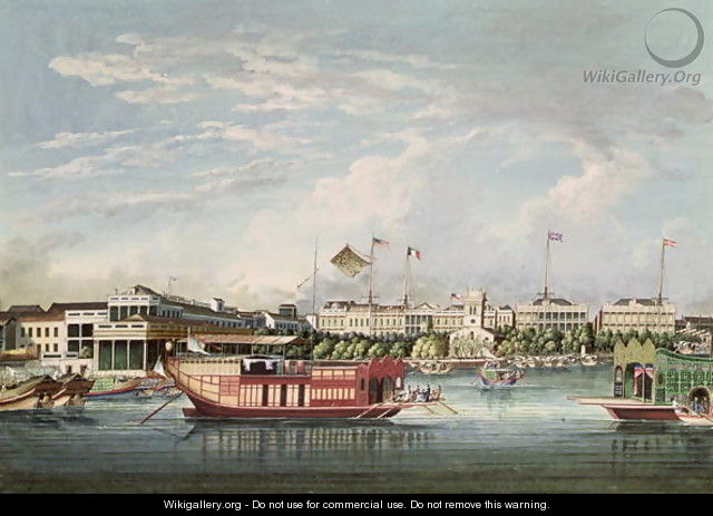 View of Canton, c.1860 - Tinqua