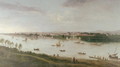 The Royal Hospital from the south bank of The River Thames - Peter Tillemans