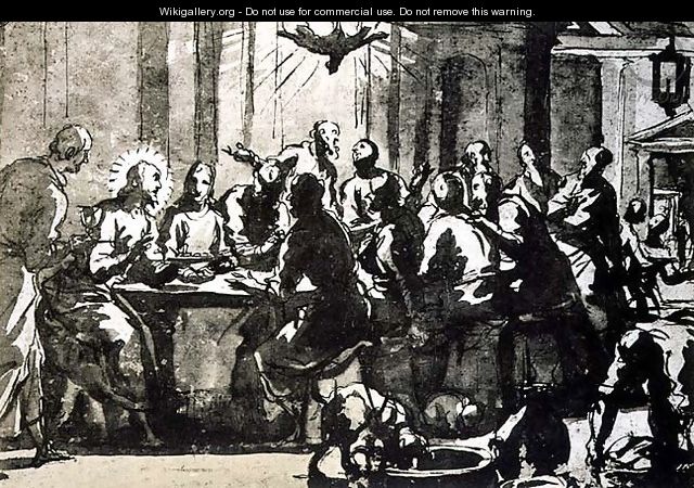 The Last Supper - Domenico Tintoretto (Robusti)