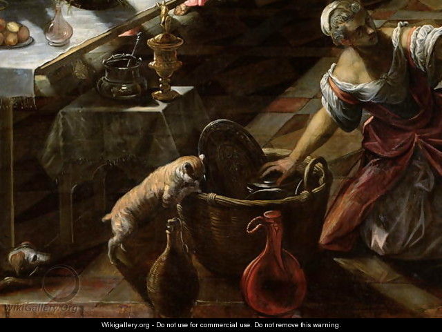 The Last Supper, 1594 - Domenico Tintoretto (Robusti)