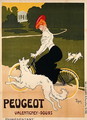 Poster advertising Peugeot bicycles, printed by G. Elleaume, c.1910 - Walter Thor