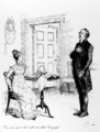 Mr Collins and Elizabeth, from Pride and Prejudice by Jane Austen 1775-1817 c.1894 - Hugh Thomson
