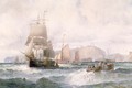 Shipping off a Coastline - William A. Thornley or Thornbery