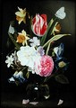 Still Life with Flowers in a Glass Vase 2 - Jan Philip van Thielen