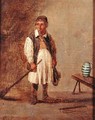 Domestic Worker Holding a Broom, c.1680 - David The Younger Teniers