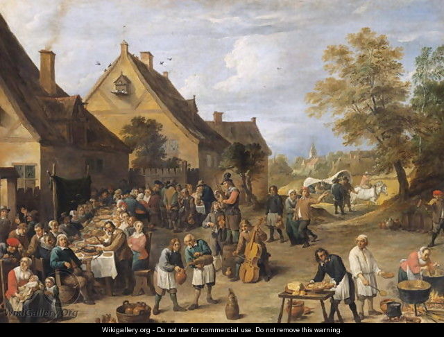 Country Banquet - David The Younger Teniers