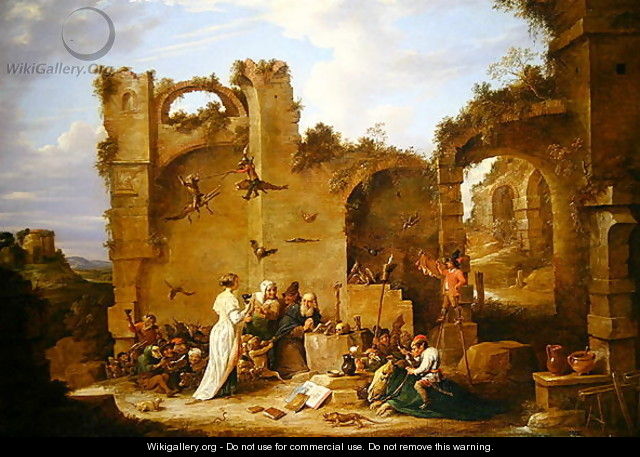 The Temptation of St. Anthony - David The Younger Teniers