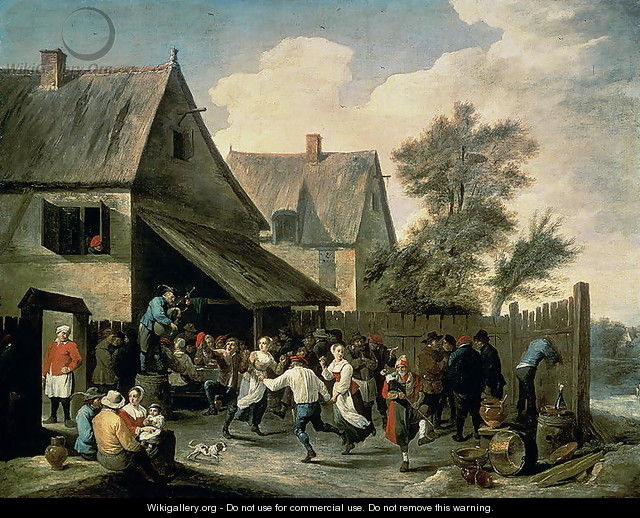 A Country Dance - David The Younger Teniers