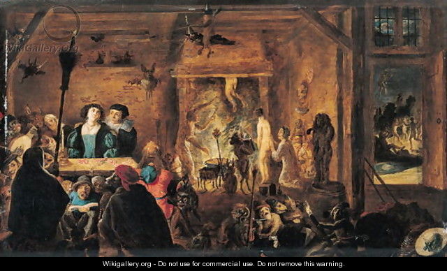 A Scene of Sorcery, 1633 - David The Younger Teniers