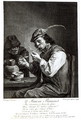 The Flemish Smoker, engraved by Francois Bernard Lepicie 1698-1755, 1744 - David The Younger Teniers