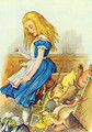 Alice Upsets the Jury-Box, illustration from Alice in Wonderland by Lewis Carroll 1832-9 - John Tenniel