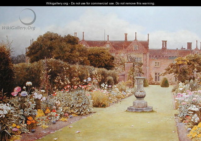 The Grass Walk, Helmingham Hall, 1892 - Henry Terry