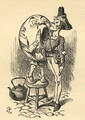 Humpty Dumpty, illustration from Through the Looking Glass by Lewis Carroll 1832-98 first published 1871 - John Tenniel