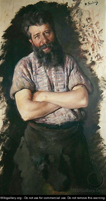 Portrait of a Blacksmith - Lothar von Seebach