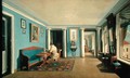 Drawing room with columns - Kapiton Selentsov