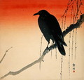 Crow on a Willow Branch, early 1900s - Seiko