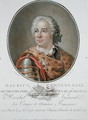 Maurice 1696-1750 Count of Saxony, 1787, from Portraits des grands hommes, femmes illustres, et sujets memorables de France, engraved by Ride, published 1787-92 - Antoine Louis Francois Sergent-Marceau