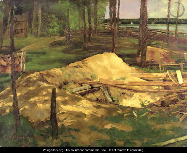 Sawdust Pit, 1876 - Carl Schuch