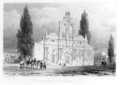 Monastery of Arkadhi, Crete, from Travels in Crete by Pashley, engraved by Louis Haghe 1806-85 1837 - (after) Schranz, Anton