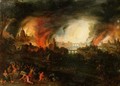 The Burning of Troy - Pieter Schoubroeck