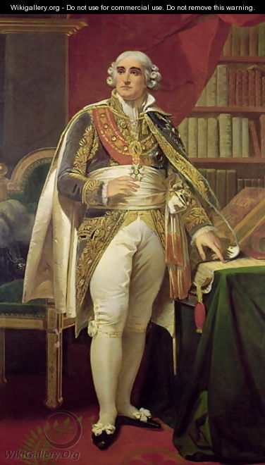 Portrait of Jean-Jacques-Regis de Cambaceres 1753-1824 - Frederic Henri Schopin