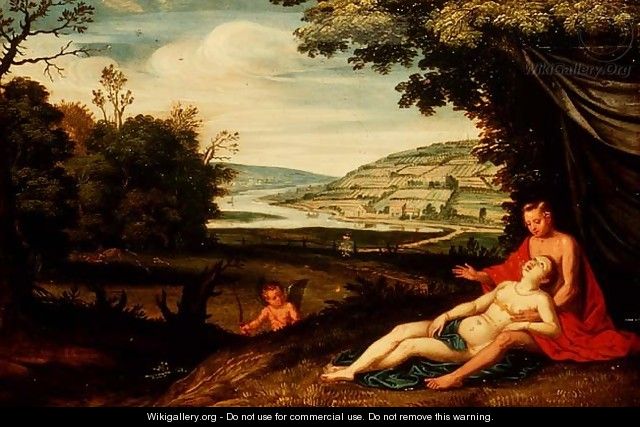 Venus and Adonis - Floris Gerritsz. van Schooten