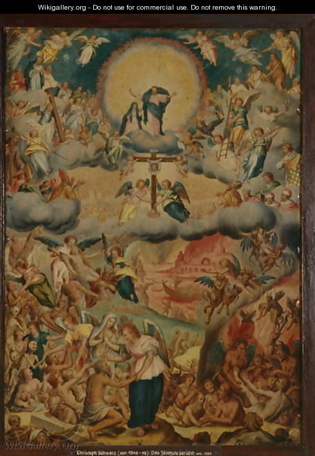 The Last Judgement, c.1590 - Christoph Schwartz or Schwarz